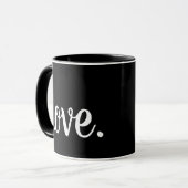 schattig teken LOVE. script | Mok (Voorkant links)