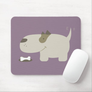 Schattig Tekenfilm Hond Bot Muismat