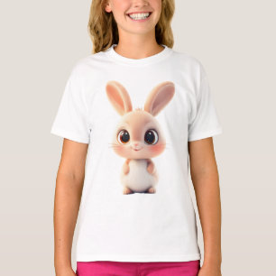 Schattig Tekenfilm Konijn – Konijn Ontwerp Met Gro T-shirt