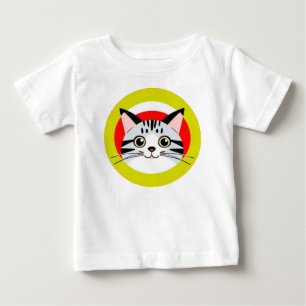 🐱 Schattig Tekenfilmpoeskopje Grafisch voor Kinde