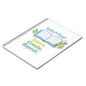 Schattig terug naar school notitieboek (Linkerzijde)