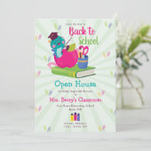 Schattig Terug naar School Open Huis Terug naar Sc Kaart (Staand voorkant)