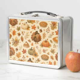 Schattig Thanksgiving-waterverfpatroon met kalkoen