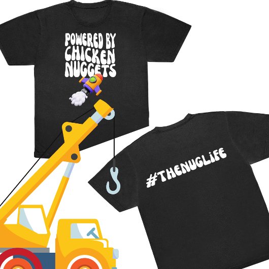 Schattig "The Nug Life" Jongens Peuter T-shirt