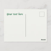 Schattig theehuis dank je briefkaart (Achterkant)