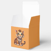 Schattig Tiger Wall Decal Bedankdoosjes (Geopend)