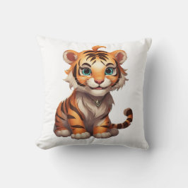 Schattig Tiger Wall Decal Kussen