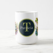 schattig toevoegen monogram kikker liefhebbers koffiemok (Center)