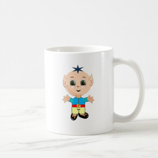 Schattig toverelfje koffiemok (Rechts)
