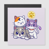 Schattig trio: drie Schattigee katten (Voorkant / Achterkant)
