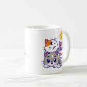 Schattig trio: drie Schattigee katten Koffiemok (Voorkant rechts)