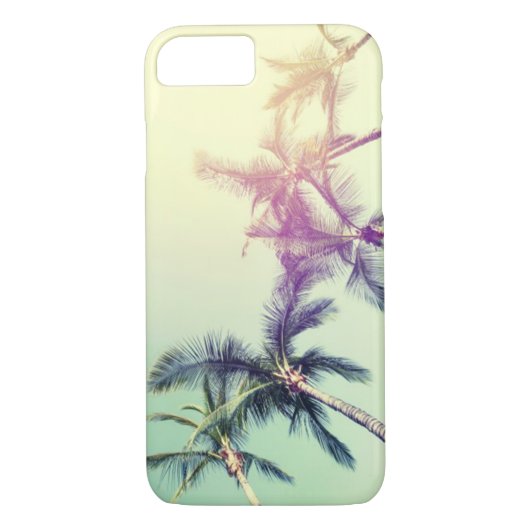 Schattig tropisch strand, palmen Case-Mate iPhone case (Achterkant)