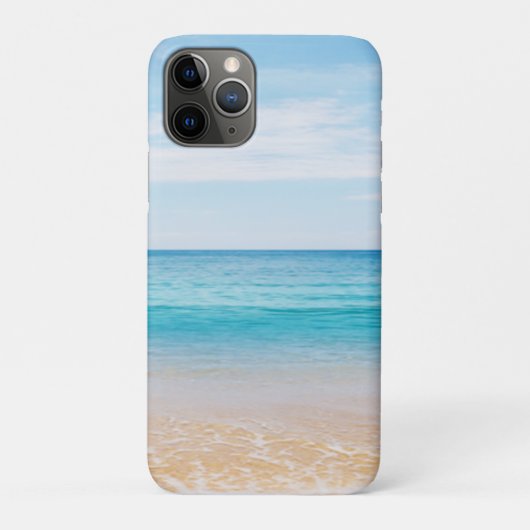 Schattig tropisch strand, Sand Waves Sky Case-Mate iPhone Case (Achterkant)