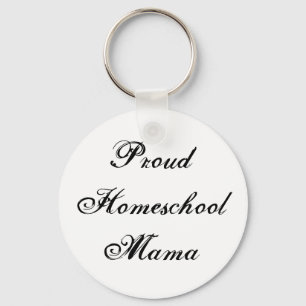 Schattig Trots Homeschool Mama Sleutelhanger