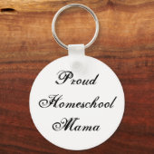 Schattig Trots Homeschool Mama Sleutelhanger (Voorkant)