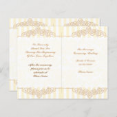 schattig trouwprogramma (Voorkant / Achterkant)