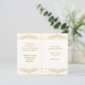 schattig trouwprogramma (Staand voorkant)