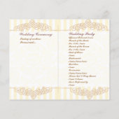 schattig trouwprogramma (Achterkant)