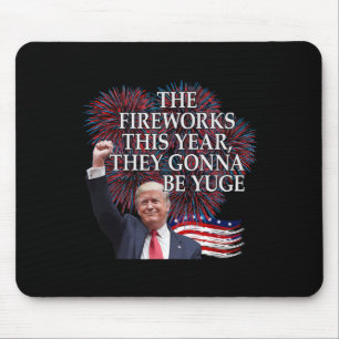Schattig Trump 4 juli Vuurwerk Gaat Geweldig Zijn Muismat