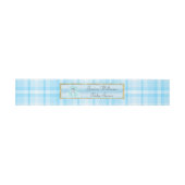 Schattig Turquoise Konijn Uitnodigingen Wikkel (Vlak)