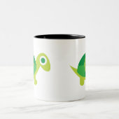 Schattig Turtle Animal-thema keukengerei Tweekleurige Koffiemok (Center)