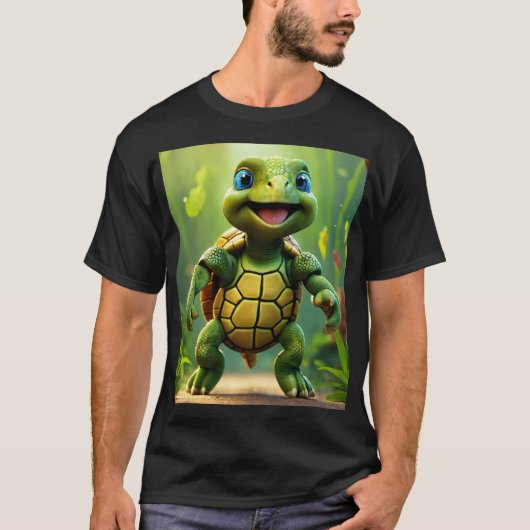 "Schattig Turtle Collectie" T-shirt (Voorkant)