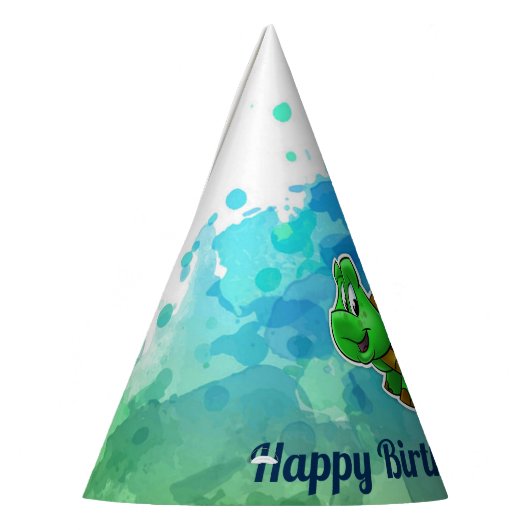 Schattig Turtle Party Pet Feesthoedjes (Links)