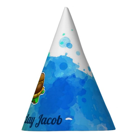 Schattig Turtle Party Pet Feesthoedjes (Rechts)