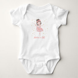 Schattig Tutu Ballerina Meisje Eerste Verjaardag Romper