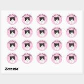 Schattig Tuxedo Kitten Dank u Ronde Sticker (Vel)
