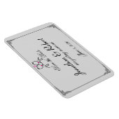 Schattig Twee Grooms Kussen Gay Bruiloft Save the  Magneet (Rechterzijde)