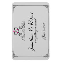 Schattig Twee Grooms Kussen Gay Bruiloft Save the 