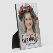 Schattig Type EDITABLE KLEURENSCHAP Afstuderen Fotoplaat (Zijkant)