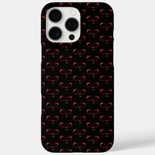 Schattig ufo gezicht monster Case-Mate iPhone case (Achterkant)