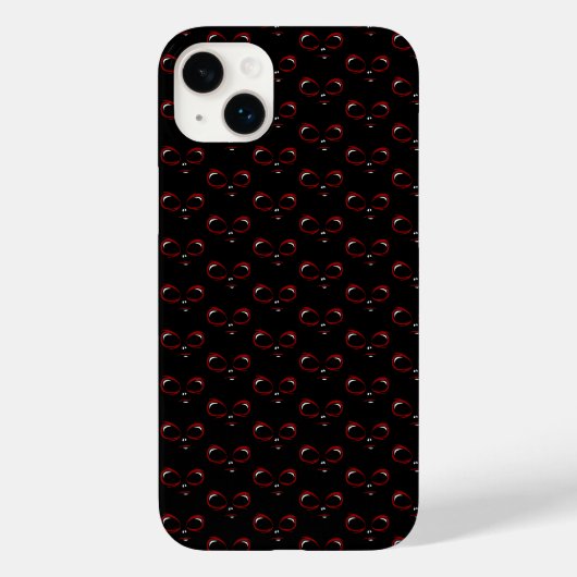 Schattig ufo gezicht monster Case-Mate iPhone case (Achterkant)