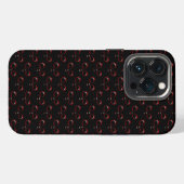 Schattig ufo gezicht monster iPhone hoesje (Achterkant horizontaal)