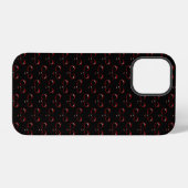 Schattig ufo gezicht monster iPhone hoesje (Achterkant horizontaal)