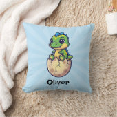 Schattig Uitkomend Baby Dinosaur Kussen (Deken)