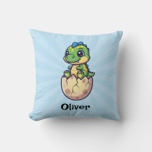 Schattig Uitkomend Baby Dinosaur Kussen