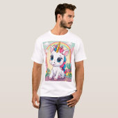 Schattig Unicorn Baby T-shirt: magisch comfort voo T-shirt (Voorkant volledig)