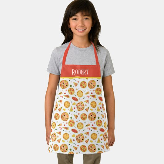 schattig unisex kinder bakpizza schort (Insitu)