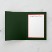 schattig  Valentijn meisje voegt gevoel toe Feestdagen Kaart (Binnen)