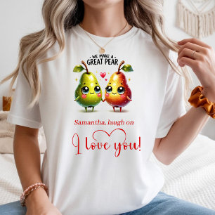 Schattig Valentijns T-shirt voor Vrouwen met Grapp