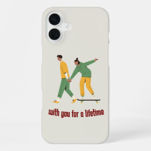 Schattig Valentijnsdag Koppel iPhone 16 Plus Hoesje