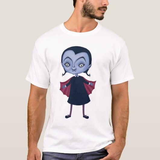 schattig vampier school meisje t-shirt (Voorkant)