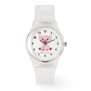 schattig varken horloge