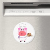 Schattig varkenschef magneet (Insitu (Vaatwasser))