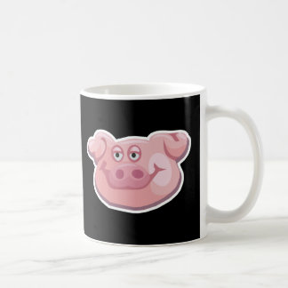 schattig varkensgezicht koffiemok