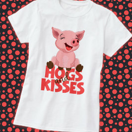 Schattig varkenswoordspeling t-shirt