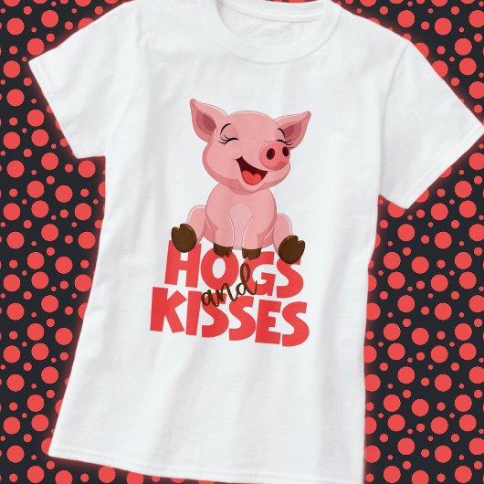 Schattig varkenswoordspeling t-shirt